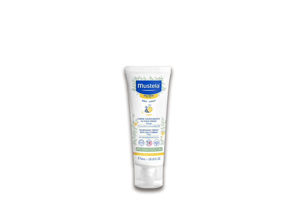 mustela-crema-viso-nutriente-alla-cold-cream-neonato-pelle-secca image 1