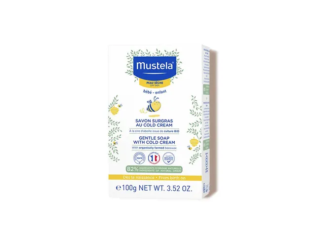 mustela-sapone-nutriente-alla-cold-cream-100g-pelle-secca-neonato image 1