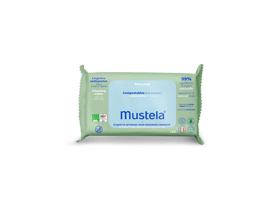mustela-salviette-compostabili-profumate-viso-e-corpo image 1