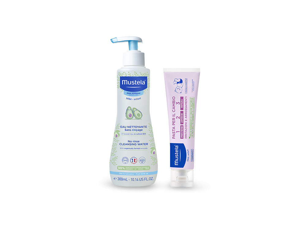 mustela-special-pack-fluido-detergente-senza-risciacquo-300ml-pasta-cambio-100ml image 1