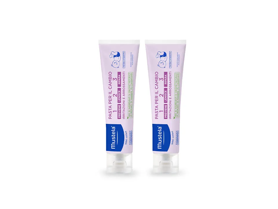 mustela-bipack-pasta-cambio-2-x-150-ml image 1