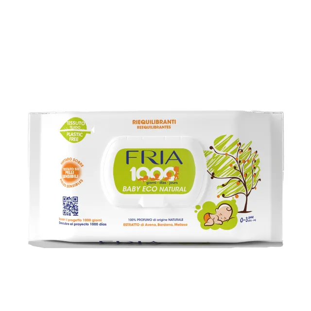 fria-1000-giorni-baby-salviette-eco-natural-biodegradabili image 1