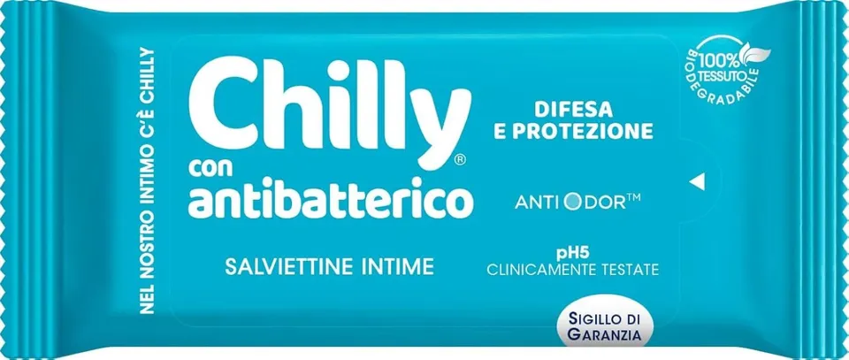 chilly-salviettine-protect-12-pz-ph-5-antibatteriche image 1