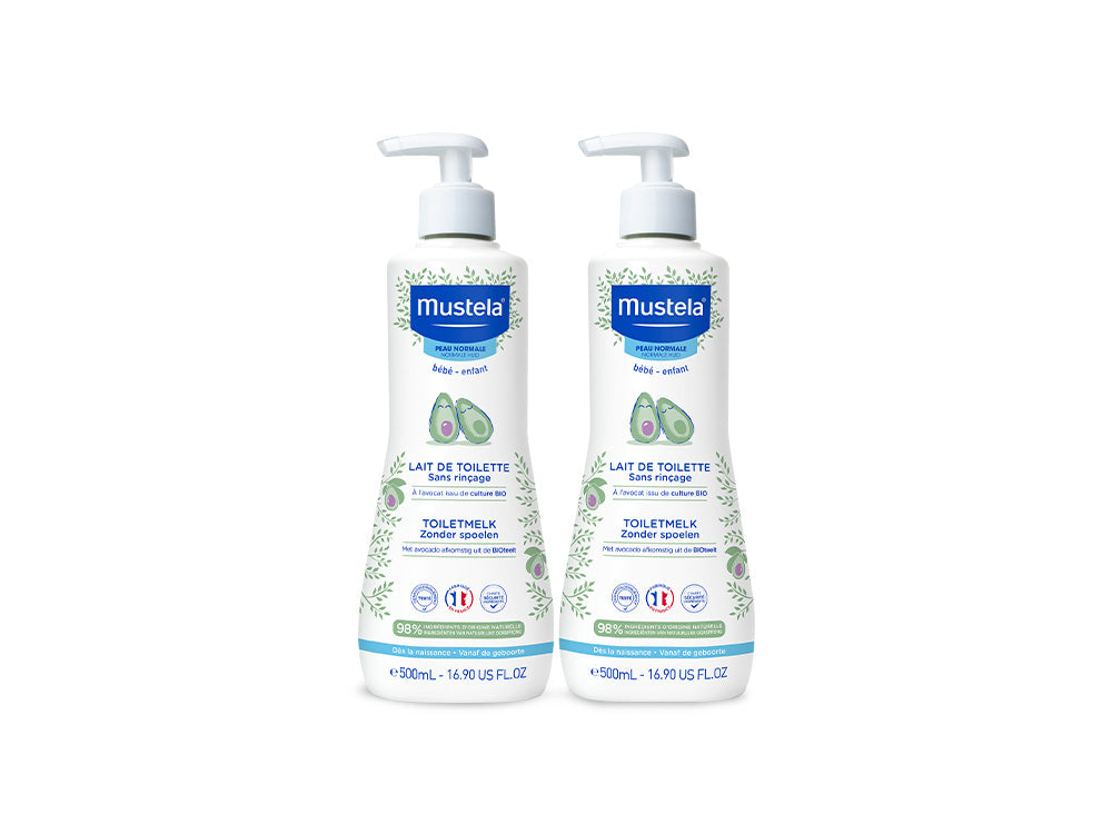 mustela-latte-di-toilette-500ml-x2-detergente-senza-risciacquo image 1