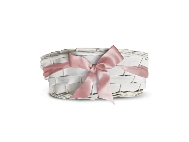 mustela-cesto-rosa-personalizzabile-base-40x20cm image 1