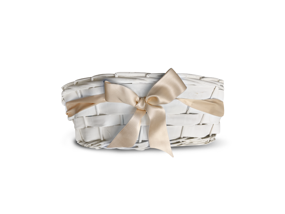 mustela-cesto-vuoto-avorio-40x20cm-da-personalizzare image 1