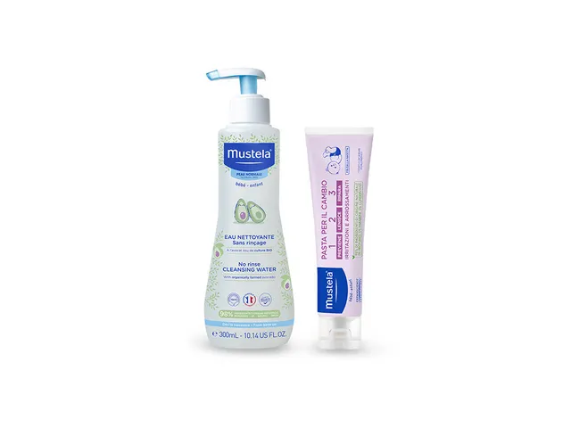 mustela-special-pack-fluido-detergente-senza-risciacquo-300ml-pasta-cambio-100ml image 1